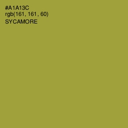 #A1A13C - Sycamore Color Image