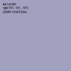 #A1A1BF - Gray Chateau Color Image