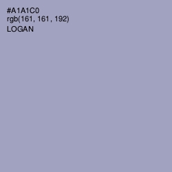 #A1A1C0 - Logan Color Image