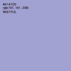 #A1A1D0 - Wistful Color Image