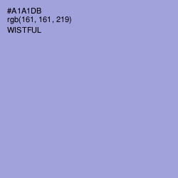 #A1A1DB - Wistful Color Image