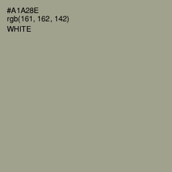 #A1A28E - Tallow Color Image