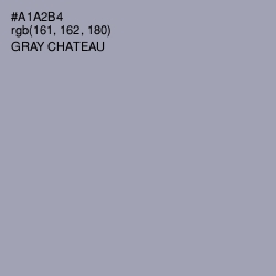 #A1A2B4 - Gray Chateau Color Image