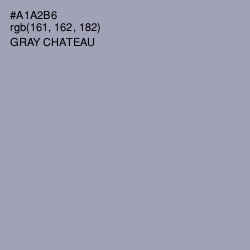 #A1A2B6 - Gray Chateau Color Image