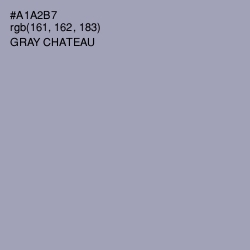 #A1A2B7 - Gray Chateau Color Image