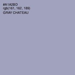 #A1A2BD - Gray Chateau Color Image