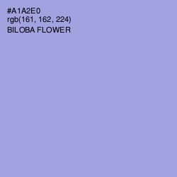 #A1A2E0 - Biloba Flower Color Image