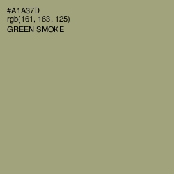 #A1A37D - Green Smoke Color Image
