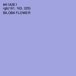 #A1A3E1 - Biloba Flower Color Image