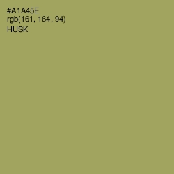 #A1A45E - Husk Color Image