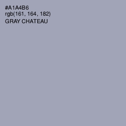 #A1A4B6 - Gray Chateau Color Image