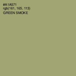 #A1A571 - Green Smoke Color Image