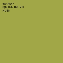 #A1A647 - Husk Color Image