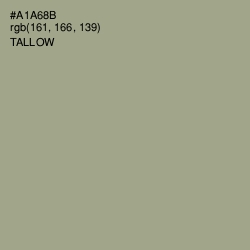 #A1A68B - Tallow Color Image