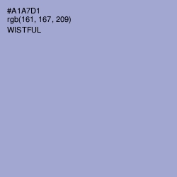 #A1A7D1 - Wistful Color Image