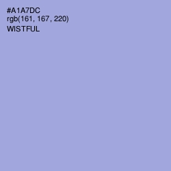 #A1A7DC - Wistful Color Image