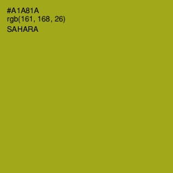 #A1A81A - Sahara Color Image