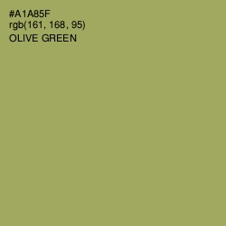 #A1A85F - Olive Green Color Image