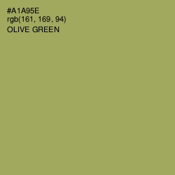 #A1A95E - Olive Green Color Image