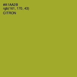 #A1AA2B - Citron Color Image