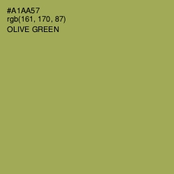 #A1AA57 - Olive Green Color Image