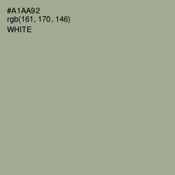 #A1AA92 - Gray Olive Color Image