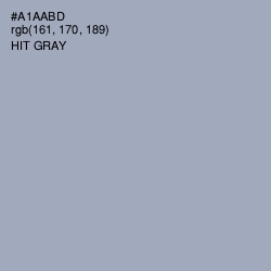 #A1AABD - Hit Gray Color Image