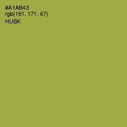 #A1AB43 - Husk Color Image