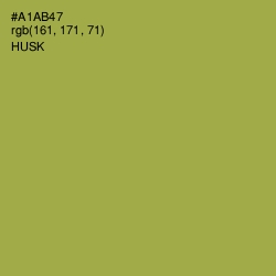 #A1AB47 - Husk Color Image
