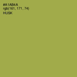 #A1AB4A - Husk Color Image