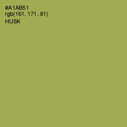 #A1AB51 - Husk Color Image