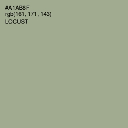 #A1AB8F - Locust Color Image