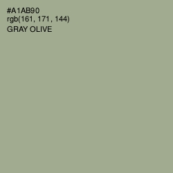 #A1AB90 - Gray Olive Color Image