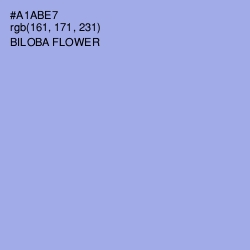 #A1ABE7 - Biloba Flower Color Image
