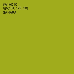 #A1AC1C - Sahara Color Image