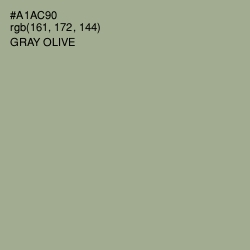 #A1AC90 - Gray Olive Color Image