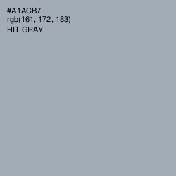 #A1ACB7 - Hit Gray Color Image