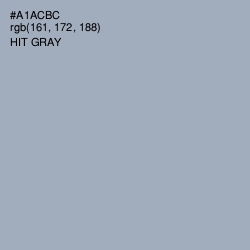 #A1ACBC - Hit Gray Color Image