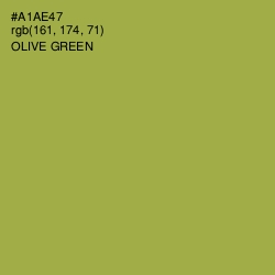 #A1AE47 - Olive Green Color Image