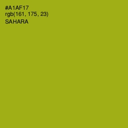 #A1AF17 - Sahara Color Image