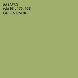 #A1AF6D - Green Smoke Color Image