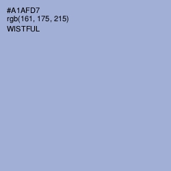 #A1AFD7 - Wistful Color Image