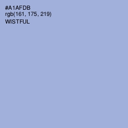 #A1AFDB - Wistful Color Image