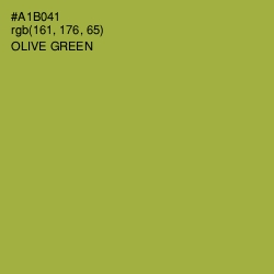 #A1B041 - Olive Green Color Image