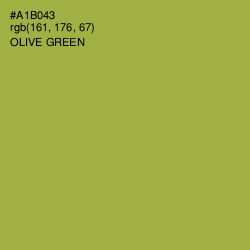 #A1B043 - Olive Green Color Image
