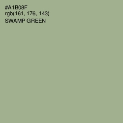 #A1B08F - Swamp Green Color Image