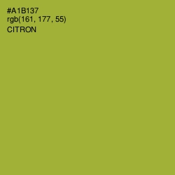 #A1B137 - Citron Color Image