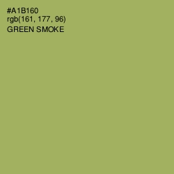 #A1B160 - Green Smoke Color Image