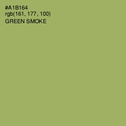 #A1B164 - Green Smoke Color Image