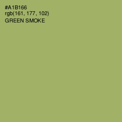 #A1B166 - Green Smoke Color Image